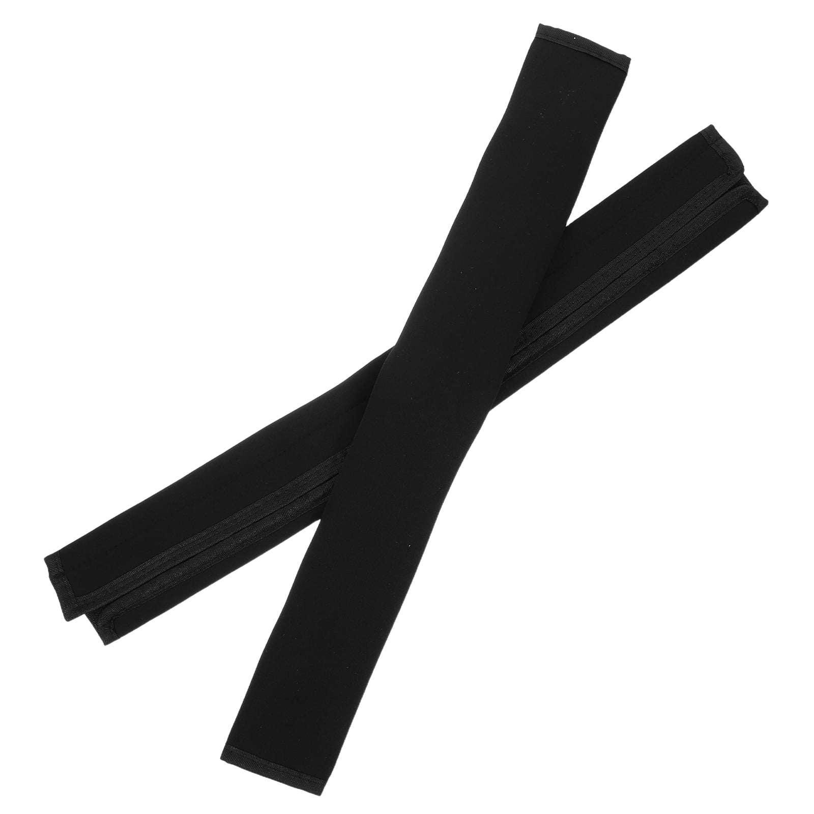 COMPUKAS 2Pcs Black Pushchair Handle Wrap with Waterproof Coating and Soft Cotton Material