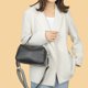 thumbnail image 3 of Bolso bandolera de cuero genuino a la moda bolso Vintage bolso de viaje suave para mujer, 3 of 9