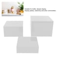 thumbnail image 3 of Acrylic Cubic Risers, Acrylic Display Stand for Dessert Table, Buffet Tables Food Showcase Acrylic Cube Stand Risers Plastic Square Containers for Collectibles Wedding Party, 3 of 7