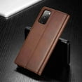 thumbnail image 4 of Dteck Wallet Case For S20 FE 5G 6.5 inch, Handmade Protective Flip Folio Case with [Kickstand Function] and [Card Slots] for Galaxy S20 EF, Brown, 4 of 9