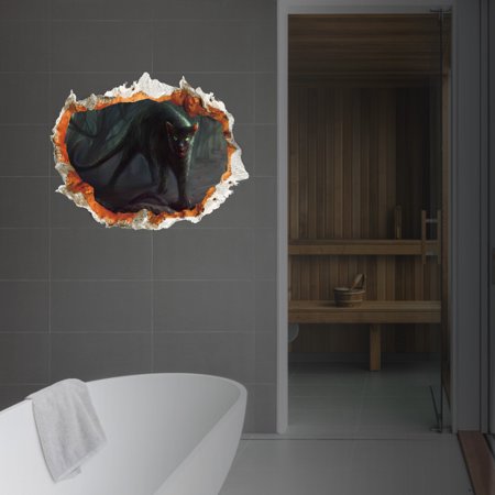 Mosunx Horror Decor Ghost Bat Scary Wall Sticker Departments