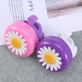 thumbnail image 2 of EeaseCA 1pc Ring Bell Chrysanthemum Pattern Bike Bell Ring Bell Accessory(Random Color), 2 of 8
