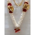 Sri Sainath Enterprises Cream With Red Flowers And Golden Rose With