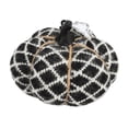 thumbnail image 4 of Tela decorativa de calabaza, exquisita calabaza de lana de poliéster suave para fiesta de Acción de Gracias y Halloween, color negro, 4 of 14
