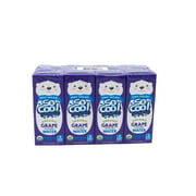 So Cool Brands Organic Grape Flavored Water 6.75 Fl Oz Pack of 32 Cartons