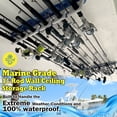 thumbnail image 7 of Rush Creek Creations 11-Rod Saltwater Fishing Wall Mount Rack, 7 of 7