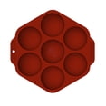 thumbnail image 4 of Yuarrent Molde de silicona para hornear gelatina y Chocolate, bandeja para cubitos de hielo, molde para galletas y dulces Herramientas y accesorios para hornear Rojo, 4 of 6