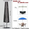 thumbnail image 2 of Housses de Parasol de Patio pour l'Extérieur, Parasol en Tissu Oxford Imperméable et Robuste, 2 of 4