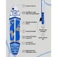 thumbnail image 3 of E-Western Inflatable Stand Up Paddle Board 11'x34"x6" with Accessories - Blue, PVC, Lightweight, Travel & Beginner Friendly, High Stability, 3 of 5