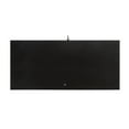 thumbnail image 2 of 3-Shelf Glass Display Cabinet with Double Door & Lock, Standing Tempered Glass Display Shelf for Collectibles, Floor Standing Bookshelf with Non-slip Caps, Suitable for Living Room, Office, Black, 2 of 9