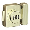 thumbnail image 1 of Cerradura de combinación para puerta, pestillo de seguridad para armario, cerradura con contraseña y cerrojo giratorio Oro, 1 of 9