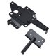 thumbnail image 3 of Bisagras De Puerta, Bisagras De Cerca De Instalación Simple De Acero Inoxidable Mano De Obra Fina Para Patio Trasero Para Puerta De Garaje Para Jardín Cergrey Gate Latch, 3 of 8