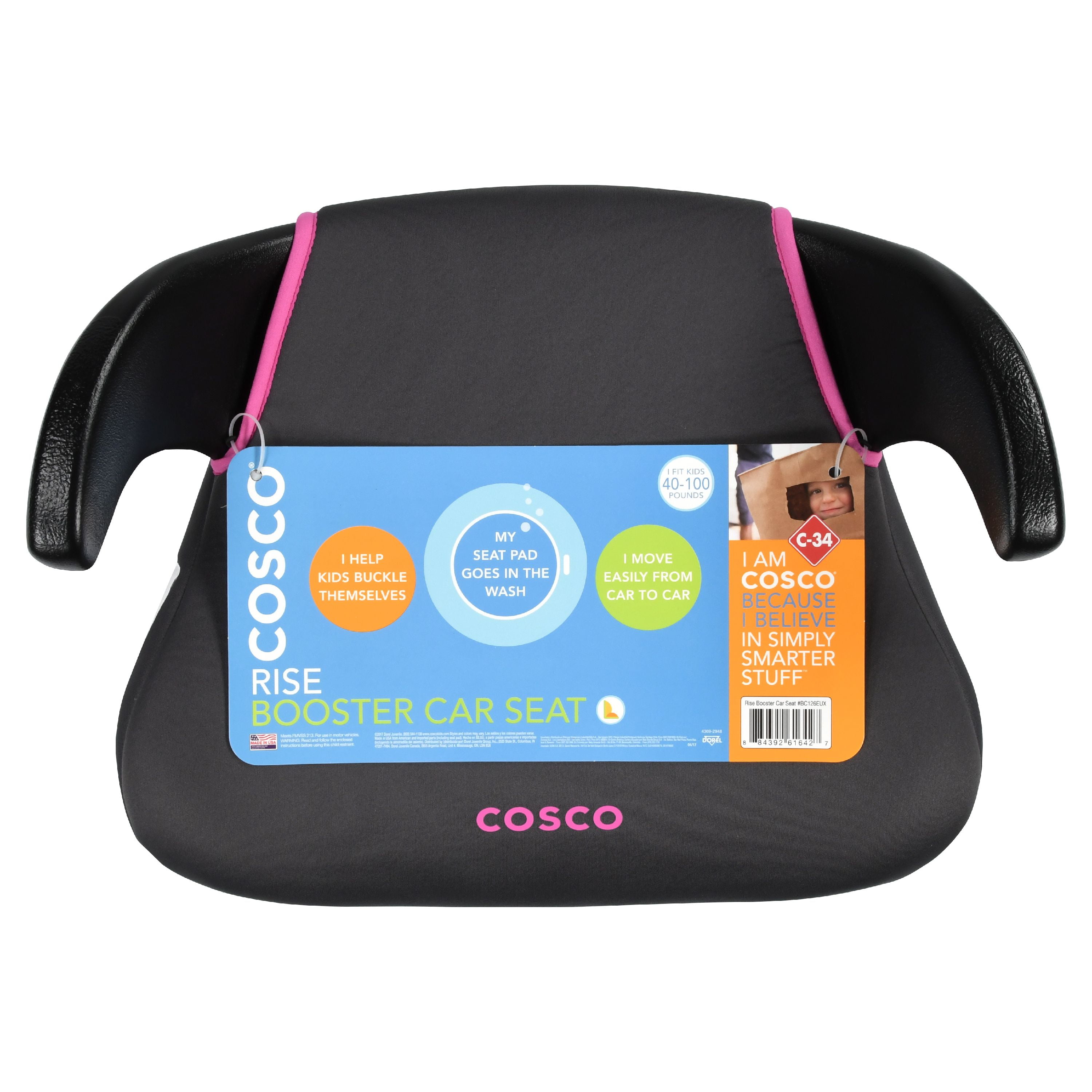 cosco rise no back booster