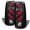 Solid Matte Black Paint Housing, variant on AKKON - For Chevy C/K C10 Tahoe GMC Jimmy Sierra Suburban Yukon Pickup Truck Black Tail Lights Brake Lamps