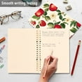 thumbnail image 4 of FORMRS 1-Subject Spiral Notebook 8" x 5" College Ruled 60 Refillable Sheet A5 Hard Cover, 2 Pack, Apple Leaves Pattern, 4 of 7