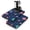 White-817, variant on Outer Space Dish Drying Mat, Astronaut Rocket Nebula Cosmic Absorbent Kitchen Mat, Celestial Design