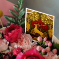 thumbnail image 3 of 3dRose, Vintage Art Nouveau Stag with Fruit Trees, 6 Greeting Cards with envelopes, 3 of 7