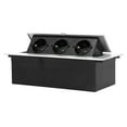 thumbnail image 3 of Recessed Power Strip,Power Socket 3‑Outlet Desktop Desktop Power Strip Desk Outlet True to Its Promise, 3 of 14