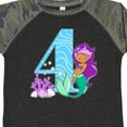 thumbnail image 4 of Inktastic Fourth Birthday Mermaid Girls Toddler T-Shirt, 4 of 5