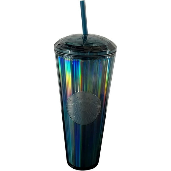 Starbucks Fall 2022 Ocean Kaleidoscope Dome 24oz Venti Tumbler with Straw