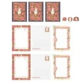 thumbnail image 2 of Stationary Writing Paper with Envelopes, Floral Stationery Set with Lined Letter Rabbit, 2 of 6