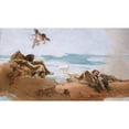 thumbnail image 3 of Giovanni Battista Tiepolo 14x10 Black Modern Framed Museum Art Print Titled - Study for a Ceiling with the Personification of Counsel (C. 1762), 3 of 5