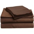 thumbnail image 1 of 400 Fils de Coton Égyptien Simple Feuille Solide Moka, 1 of 5