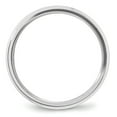 thumbnail image 2 of Solid 14k White Gold 5mm Bevel Edge Comfort Fit Wedding Band Ring Size 9.5, 2 of 5
