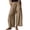 Camel, variant on Womens Lace Trim Wide Leg Pants Drawstring Elastic High Waisted Flowy Pants 2026 Casual Lightweight Trousers with Pockets Camel XXL