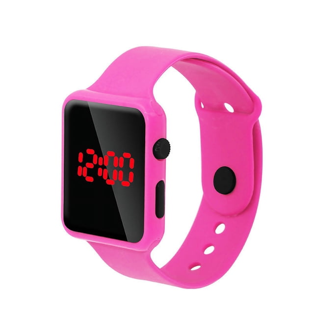 Reloj LED deportivo para parejas, reloj electrónico LED creativo a la moda para hombres y mujeres