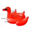 thumbnail image 2 of Inflatable Swan Float Giant Ride On Pool Toy, 2 of 3