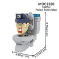 thumbnail image 1 of Amyove Skibidi Toilet Building Blocks Cartoon Game Character Building Bricks For Kids Birthday Gifts Fans Collection, 1 of 8