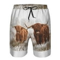 thumbnail image 3 of Fotbe Yak Trajes de Baño Estampados para Hombre, Shorts de Verano de Secado Rápido, Ropa de Playa, Bañadores-Small, 3 of 6