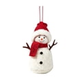 thumbnail image 3 of Christmas Snowman Hanging Ornament, Cute Winter Character Pendant for Xmas Tree Home Holiday Party and Festive Decor, 3 of 7