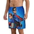 thumbnail image 2 of Henry Danger Mens Swim Trunks Quick Dry Board Shorts with Mesh Lining, Hawaii Beach Shorts Swimwear Bathing Suits, 2 of 7
