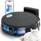 thumbnail image 1 of Robot aspirador y fregona Kewbily, con navegación LiDAR y diseño ultrafino, con mapeo inteligente, succión de 9000 Pa y limpieza personalizable para pelo de mascotas, alfombras y suelos duros., 1 of 5