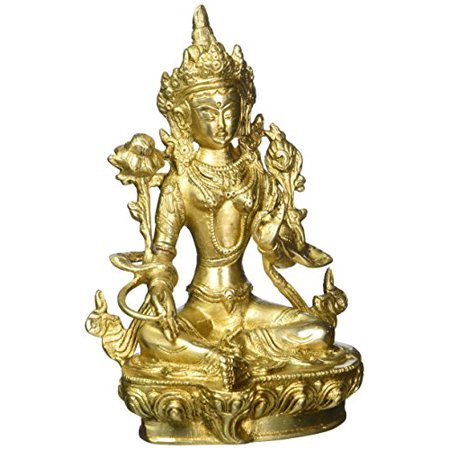 Green Tara - Brass Statue