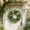 Green style, variant on Artificial Flowers Spring Wreath, Durable Outdoor Wall Hanging Decor for Home, Fake Floral Wreath for Porch Door Yard Garden