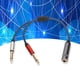 thumbnail image 5 of Cable De Audio De 6,35 Mm A Doble De 6,35 Mm, Nailon Flexible + aleación De Aluminio Cable De Audio Divisor En Y Duradero Para Equipos De Interfaz De 6,35 Mm Para Dispositivos De, 5 of 7