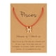 thumbnail image 1 of Pulseras para mujer, regalos para mujer, tarjeta de papel, doce cuerdas de nailon, collar con colgante de aleación, regalo festivo, pulsera de tarjeta de papel., 1 of 3