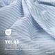 thumbnail image 3 of Juego de Funda para Edredón Dreamlab 2 Piezas Tela Ultra Suave Premier 1800 Doble Cepillado Queen Size Azul/Blanco, 3 of 9