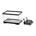 thumbnail image 3 of Kit de inicio de tortuga de tortuga Kit de arranque de fondo Bottom Drainage Box Reptile Hábitat Terrario acuático para la escalada de , Negro, M M con plataforma, 3 of 9