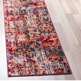 thumbnail image 2 of Rugs.Com Lucerne Collection Runner Rug ‚Äì 6 Ft Runner Rust Red Low-Pile Rug Perfect For Hallways, Entryways, 2 of 8