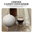 thumbnail image 3 of MasteelfCA Large Capacity Household Sugar Cube Container Ceramic Sugar Holder Coffee Jar, 3 of 7