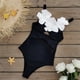 thumbnail image 5 of Gibobby Trajes de baño mujer una pieza Traje de baño de mujer Frente sobre trajes de baño Trajes de baño huecos Monokinis(Negro,CH), 5 of 5