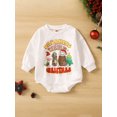 thumbnail image 2 of Faithtur Barboteuse de Noël pour Bébés Filles Garçons Imprimé Cactus Col Rond Manches Longues Combinaisons Automne Hiver, 2 of 9
