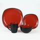 thumbnail image 5 of Vajilla de Lujo Roja cuadrada VASCELLA para 4 Personas 16 Piezas, 5 of 5