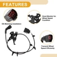 thumbnail image 4 of Unique Bargains ABS Wheel Speed Sensor No.6G9T2C055EBS Rear Left ABS Sensor Set Anti-lock Braking System Sensor for Ford Focus Mondeo 2006-2013, 4 of 7
