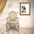 thumbnail image 3 of Wong, Brandon 25x32 Gold Ornate Wood Framed with Double Matting Museum Art Print Titled - Wolf At Attention, 3 of 4