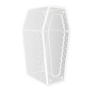 Vertical Tarantula Enclosure Small Acrylic Coffin Shaped Tank with Optimal Ventilation for Spiders Reptiles Amphibians